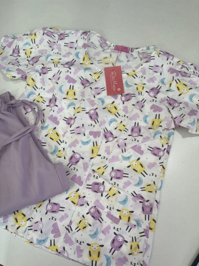Pijama Pilar Estampa Carneirinho