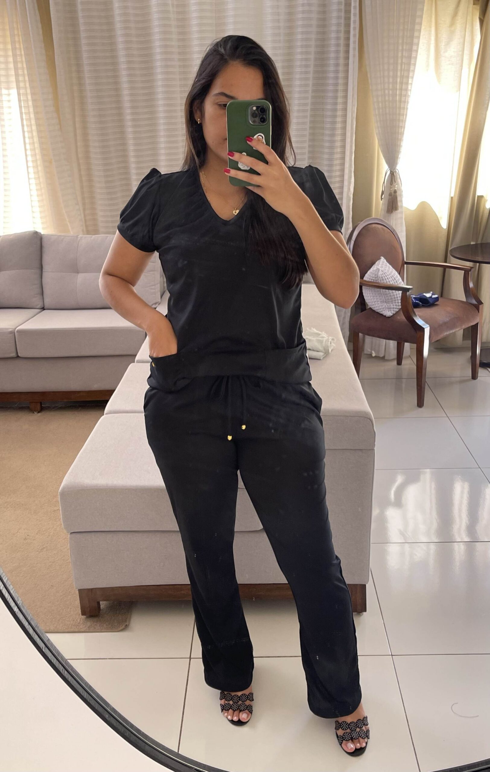 Cojunto Jersey Preto